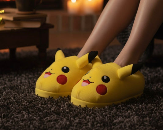 Pika Emoji Slippers Warm & Comfortable